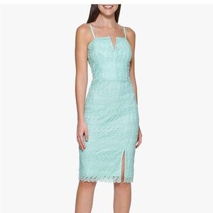 Guess Mint Green Lace Dress